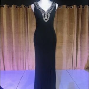 Elegant Black Evening Gown
